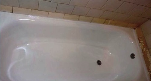 Реставрация ванны жидким акрилом | Плес